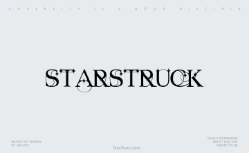 Starstruck Font