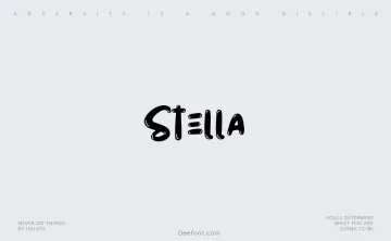 Stella Typeface