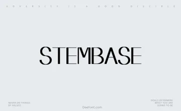 Stembase Font