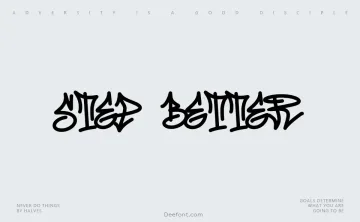 Step Better Font