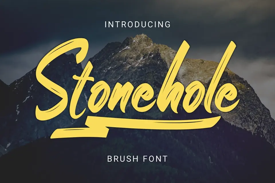Stonehole Font