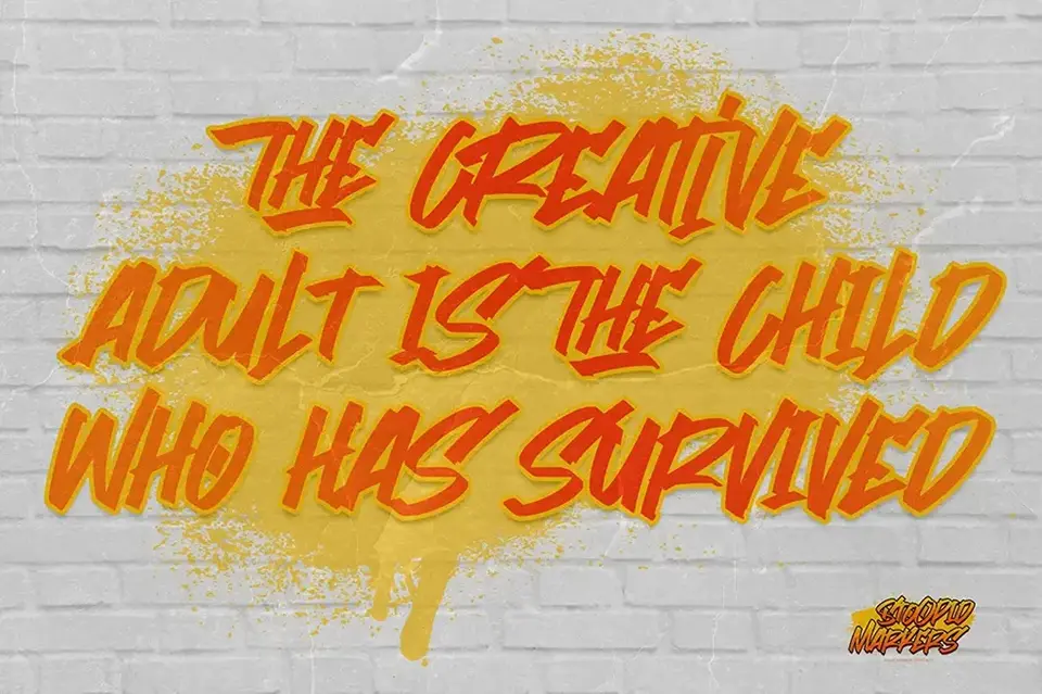 Stoopid Markers Font