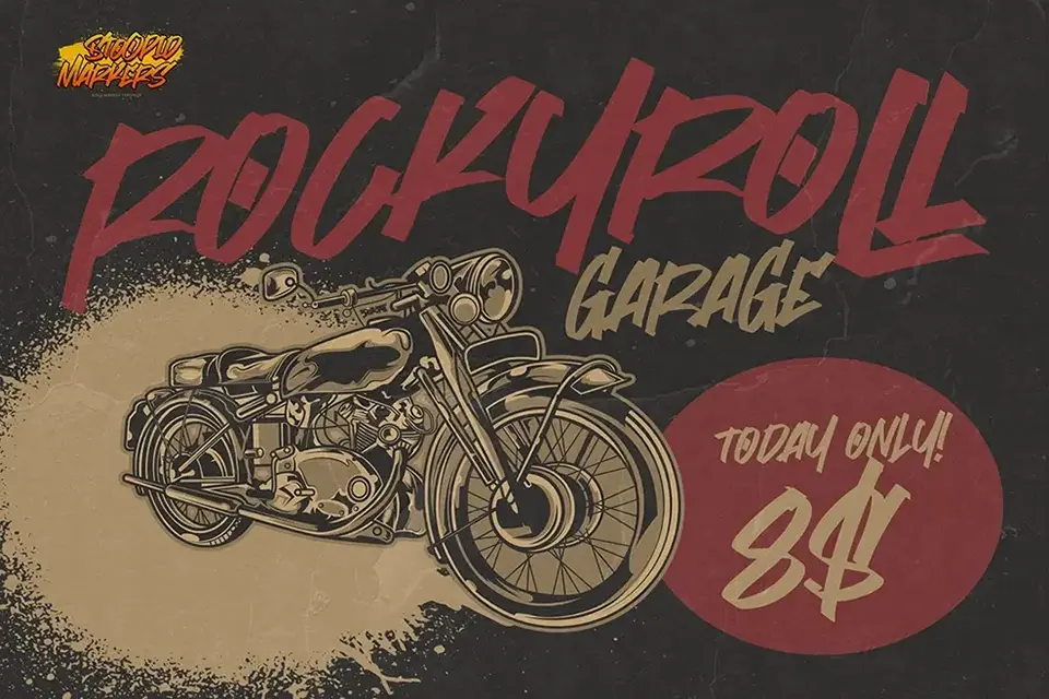 Stoopid Markers Font