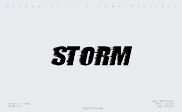 Storm Font