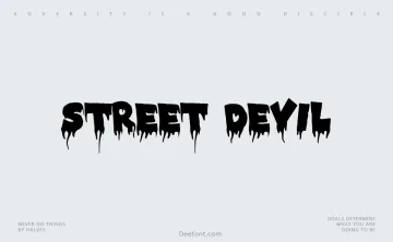 Street Devil Font
