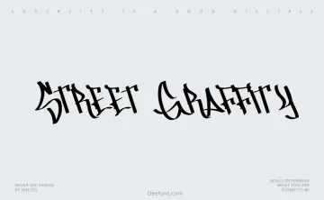 Street Graffity Font