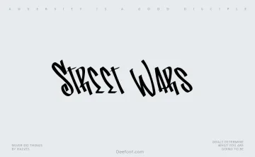 Street Wars Font