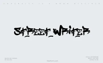 Street Writer Font