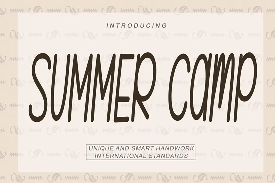 Summer Camp Font
