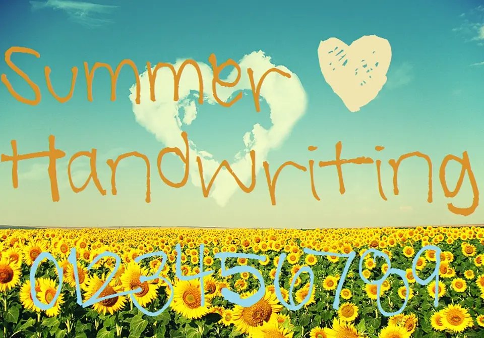 Summer Handwriting Font