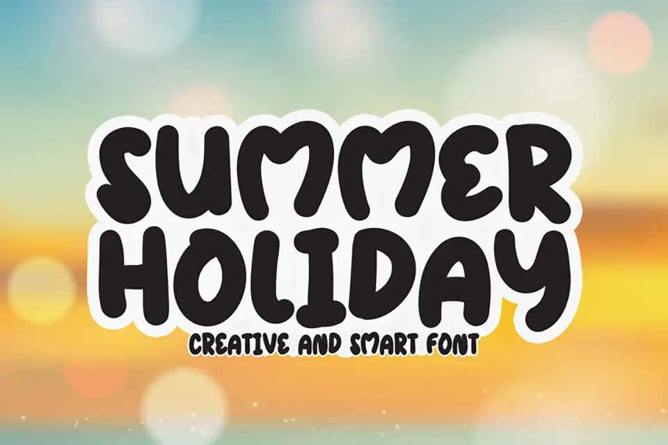 Summer Holiday Typeface