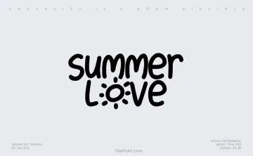 Summer Love Font