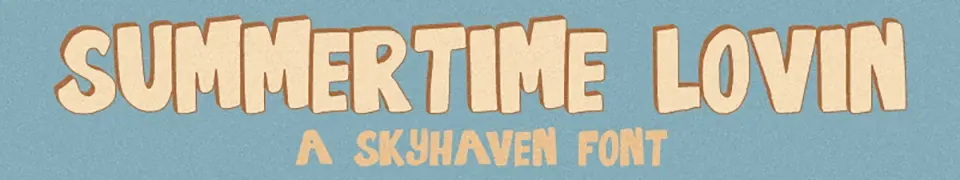 Summertime Lovin Font