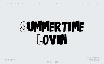 Summertime Lovin Font