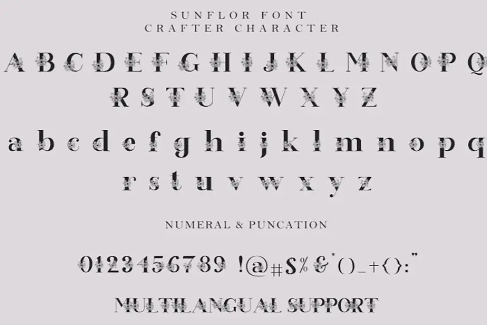 Sunflor Crafter Font