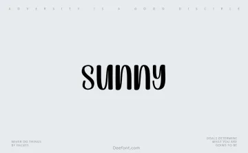 Sunny Font