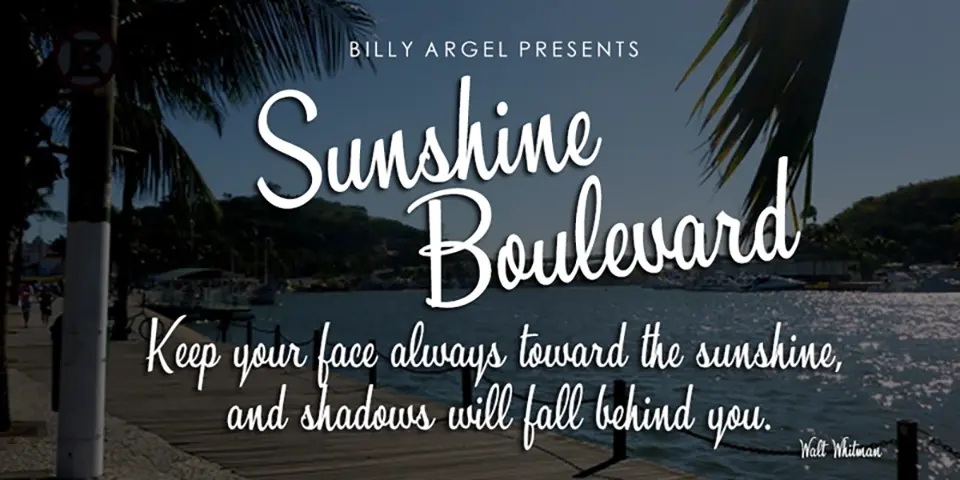 Sunshine Boulevard Font