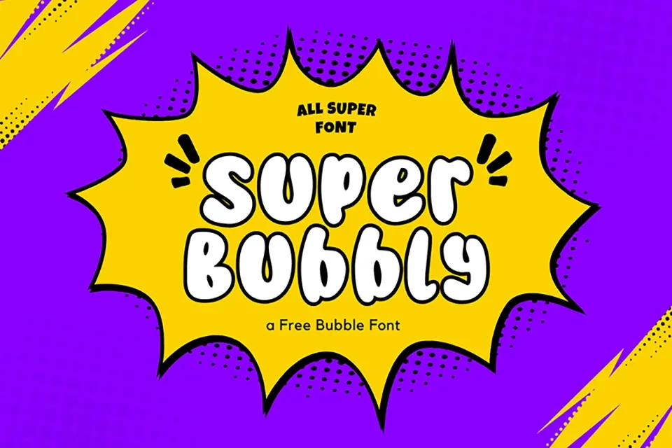 Super Bubbly Font