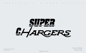 Super Chargers Font