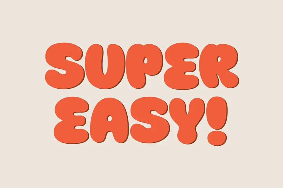 Super Easy Font
