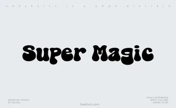 Super Magic Font