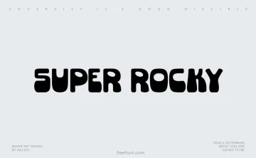Super Rocky Font