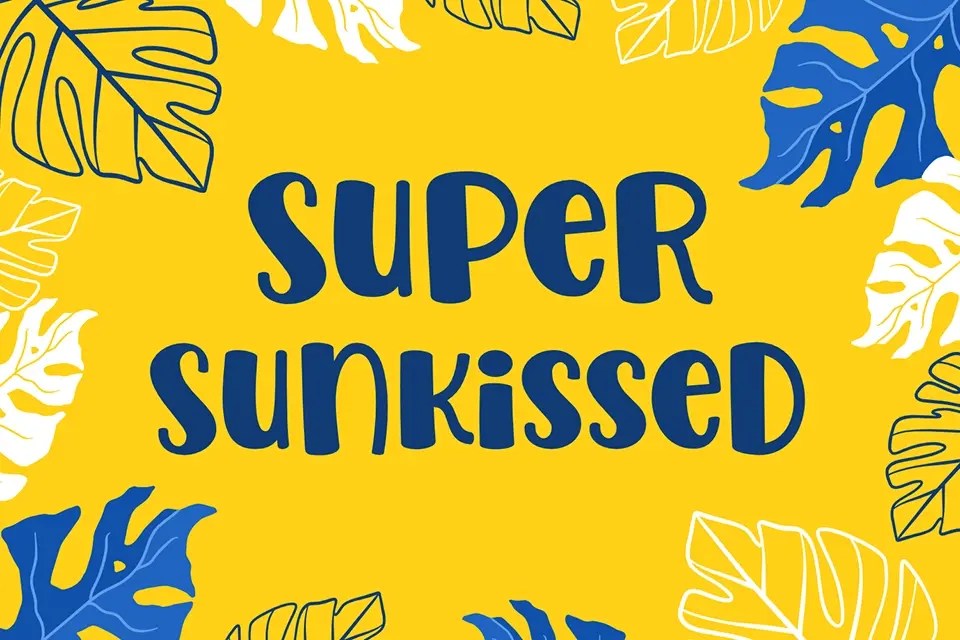 Super Sunkissed Font