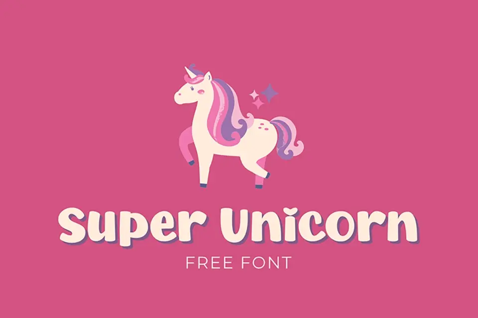 Super Unicorn Font