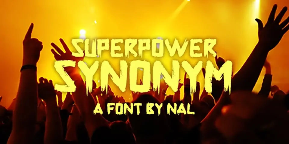 Superpower Synonym Font