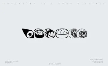Sushi Sushi Font