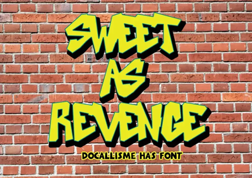 Sweet As Revenge Font
