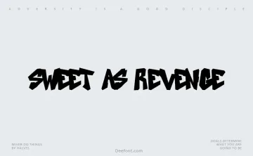 Sweet As Revenge Font