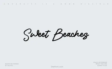 Sweet Beaches Font