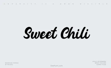 Sweet Chili Font