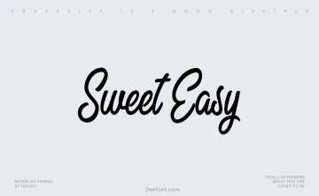 Sweet Easy Font