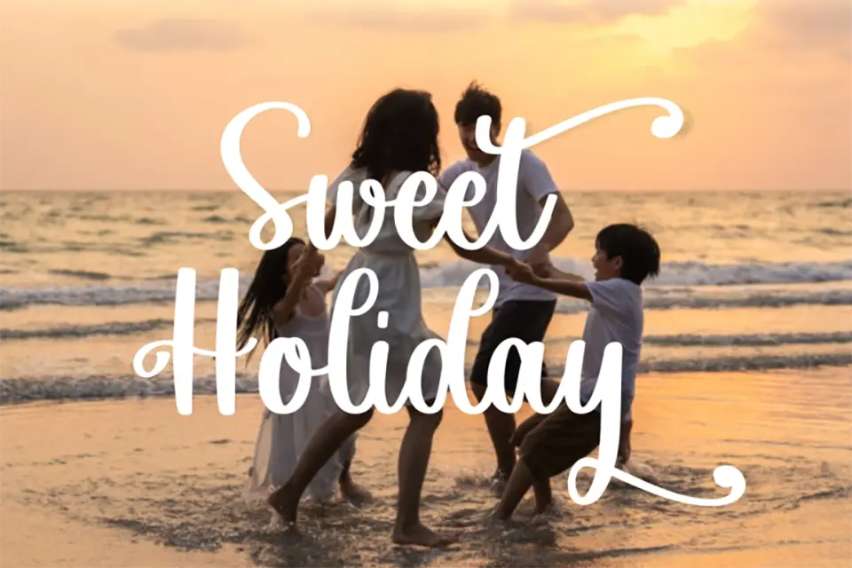 Sweet Holiday Font