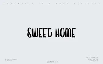 Sweet Home Font