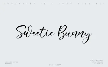 Sweetie Bunny Font