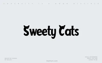 Sweety Cats Font