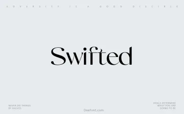 Swifted Font