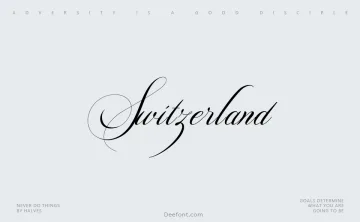 Switzerland Font