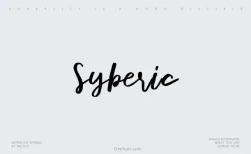 Syberic Font