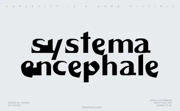 Systema Encéphale Font