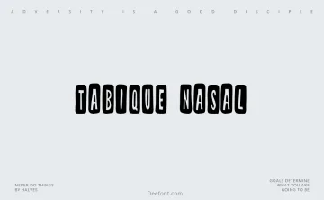 Tabique Nasal Font