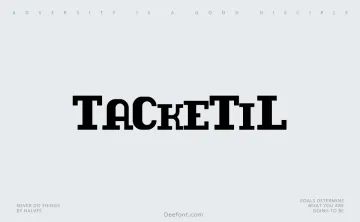 Tacketil Font