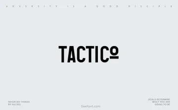 Tactico Font