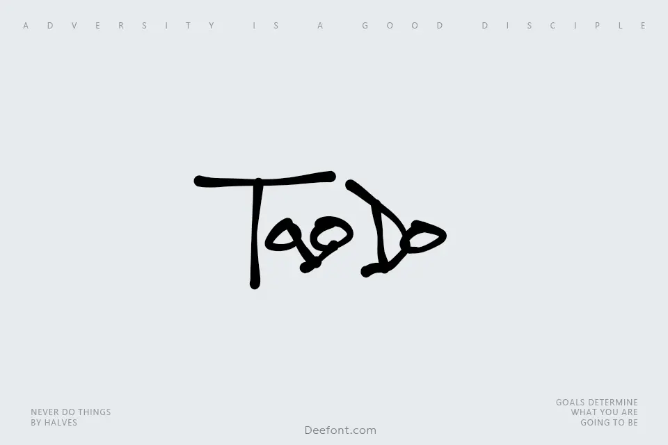TagDo Font