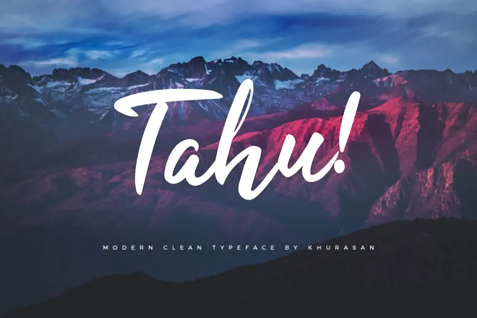 Tahu Font Font
