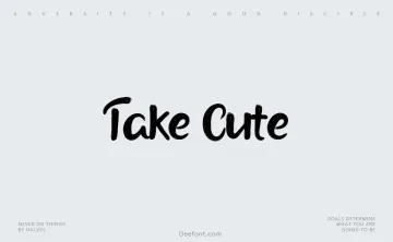 Take Cute Font