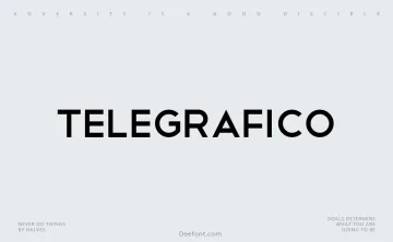 Telegrafico Font